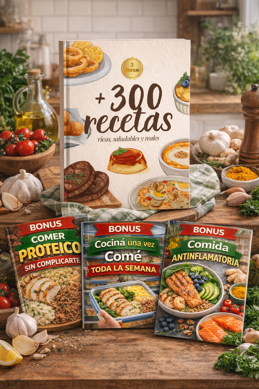 RECETAS SALUDABLES Y RICAS + BONUS